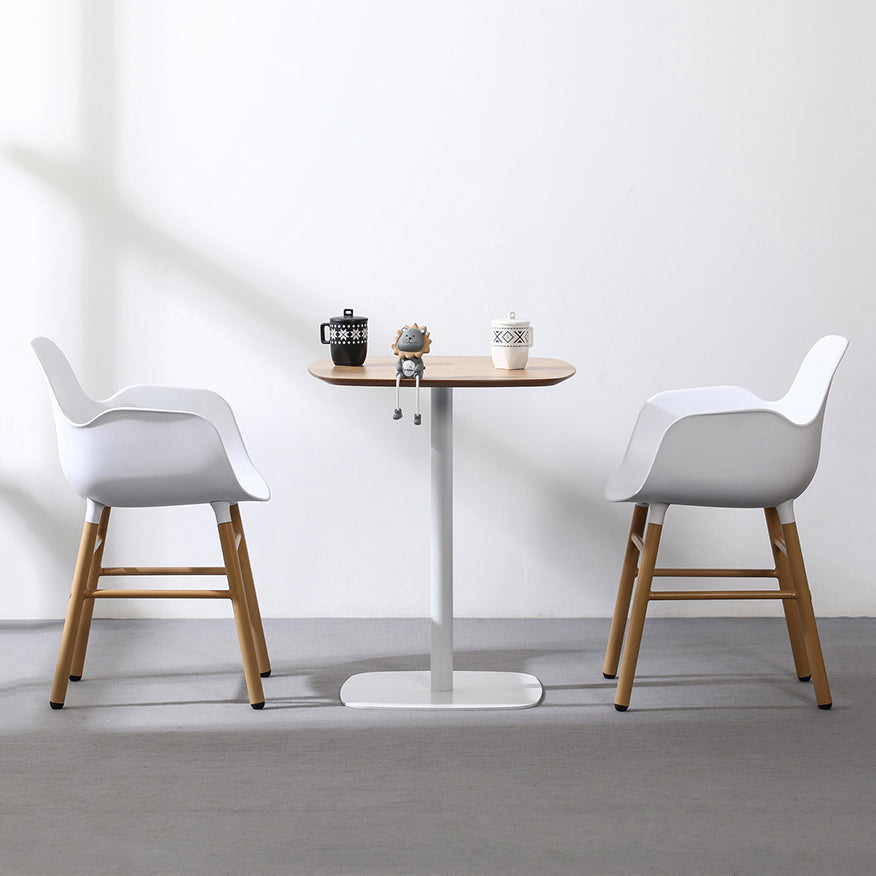 23.6-inch Square Shape Industrial Dining Table Three-Color Fixed Table with Wooden Clearhalo ' dining_table' 'Dining Tables & Seating' 'Dining Tables' 'furn' 'furn_dining_table' 'Furniture' 'furniture_dining_table' 'Kitchen & Dining Furniture' 'kitchen&dining_furn' 'kitchen' 'kitchen_dining_table' 3969456