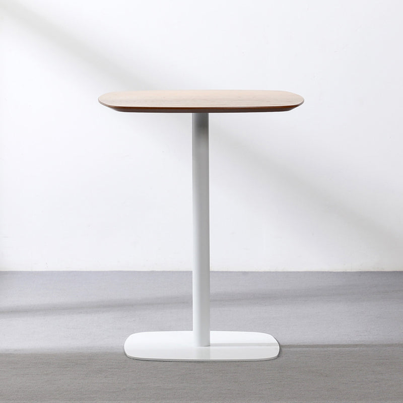 23.6-inch Square Shape Industrial Dining Table Three-Color Fixed Table with Wooden Clearhalo ' dining_table' 'Dining Tables & Seating' 'Dining Tables' 'furn' 'furn_dining_table' 'Furniture' 'furniture_dining_table' 'Kitchen & Dining Furniture' 'kitchen&dining_furn' 'kitchen' 'kitchen_dining_table' 3969459