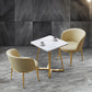 Square Wooden White Dining Table Industrial Double Pedestal Table for Dining Room Clearhalo ' dining_table' 'Dining Tables & Seating' 'Dining Tables' 'furn' 'furn_dining_table' 'Furniture' 'furniture_dining_table' 'Kitchen & Dining Furniture' 'kitchen&dining_furn' 'kitchen' 'kitchen_dining_table' 3969472