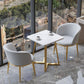 Square Wooden White Dining Table Industrial Double Pedestal Table for Dining Room Clearhalo ' dining_table' 'Dining Tables & Seating' 'Dining Tables' 'furn' 'furn_dining_table' 'Furniture' 'furniture_dining_table' 'Kitchen & Dining Furniture' 'kitchen&dining_furn' 'kitchen' 'kitchen_dining_table' 3969474