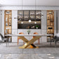 Rectangle Luxury Dining Table White Tone Fixed Table of Sintered Stone Clearhalo ' dining_table' 'Dining Tables & Seating' 'Dining Tables' 'furn' 'furn_dining_table' 'Furniture' 'furniture_dining_table' 'Kitchen & Dining Furniture' 'kitchen&dining_furn' 'kitchen' 'kitchen_dining_table' 3969480