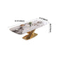 Rectangle Luxury Dining Table White Tone Fixed Table of Sintered Stone Clearhalo ' dining_table' 'Dining Tables & Seating' 'Dining Tables' 'furn' 'furn_dining_table' 'Furniture' 'furniture_dining_table' 'Kitchen & Dining Furniture' 'kitchen&dining_furn' 'kitchen' 'kitchen_dining_table' 3969489