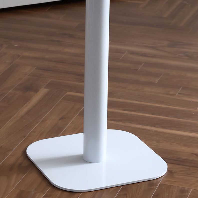 Industrial Style Dining Table Pedestal Dining Room Collection ,23.6"L x 23.6''W x 29.5"H Clearhalo ' dining_table' 'Dining Tables & Seating' 'Dining Tables' 'furn' 'furn_dining_table' 'Furniture' 'furniture_dining_table' 'Kitchen & Dining Furniture' 'kitchen&dining_furn' 'kitchen' 'kitchen_dining_table' 3969502