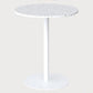 Stone Dining Room Collection Industrial Style Home Furniture Round White White Clearhalo ' dining_table' 'Dining Tables & Seating' 'Dining Tables' 'furn' 'furn_dining_table' 'Furniture' 'furniture_dining_table' 'Kitchen & Dining Furniture' 'kitchen&dining_furn' 'kitchen' 'kitchen_dining_table' 3969545