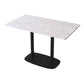 Stone Dining Room Collection Industrial Style Home Furniture Rectangle White Black Clearhalo ' dining_table' 'Dining Tables & Seating' 'Dining Tables' 'furn' 'furn_dining_table' 'Furniture' 'furniture_dining_table' 'Kitchen & Dining Furniture' 'kitchen&dining_furn' 'kitchen' 'kitchen_dining_table' 3969553
