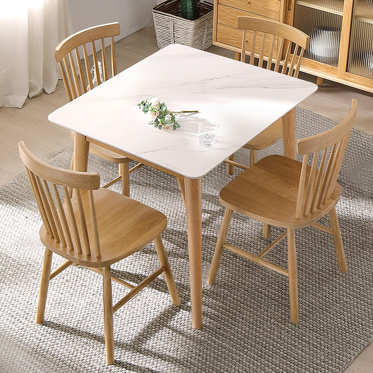 Industrial Square 4-foot Home Furniture Stone Dining Site Table for Home Clearhalo ' dining_table' 'Dining Tables & Seating' 'Dining Tables' 'furn' 'furn_dining_table' 'Furniture' 'furniture_dining_table' 'Kitchen & Dining Furniture' 'kitchen&dining_furn' 'kitchen' 'kitchen_dining_table' 3969566