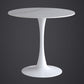 Modern Style Round Dining Table Sintered Stone Dinner Table with Tulip Base Clearhalo ' dining_table' 'Dining Tables & Seating' 'Dining Tables' 'furn' 'furn_dining_table' 'Furniture' 'furniture_dining_table' 'Kitchen & Dining Furniture' 'kitchen&dining_furn' 'kitchen' 'kitchen_dining_table' 3969611