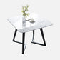 Modern Style White Dinner Table Sintered Stone Table with Wooden Base for Home Square Without Chairs Clearhalo ' dining_table' 'Dining Tables & Seating' 'Dining Tables' 'furn' 'furn_dining_table' 'Furniture' 'furniture_dining_table' 'Kitchen & Dining Furniture' 'kitchen&dining_furn' 'kitchen' 'kitchen_dining_table' 3969735