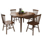 Modern Style Rubberwood Dinner Table Round Drop-Leaf Table for Home Use Clearhalo ' dining_table' 'Dining Tables & Seating' 'Dining Tables' 'furn' 'furn_dining_table' 'Furniture' 'furniture_dining_table' 'Kitchen & Dining Furniture' 'kitchen&dining_furn' 'kitchen' 'kitchen_dining_table' 3969757