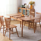 Extendable Cherry Wood Dining Table in Nature Rectangle Kitchen Table with 4 Legs Clearhalo ' dining_table' 'Dining Tables & Seating' 'Dining Tables' 'furn' 'furn_dining_table' 'Furniture' 'furniture_dining_table' 'Kitchen & Dining Furniture' 'kitchen&dining_furn' 'kitchen' 'kitchen_dining_table' 3969831