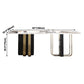 Luxury Sintered Stone Top Dining Table Rectangle Table with Double Pedestal in Black and Gold Clearhalo ' dining_table' 'Dining Tables & Seating' 'Dining Tables' 'furn' 'furn_dining_table' 'Furniture' 'furniture_dining_table' 'Kitchen & Dining Furniture' 'kitchen&dining_furn' 'kitchen' 'kitchen_dining_table' 3969862