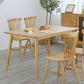 Rectangle Oak Wood Dining Table in Nature Modern Kitchen Table with 4 Legs Clearhalo ' dining_table' 'Dining Tables & Seating' 'Dining Tables' 'furn' 'furn_dining_table' 'Furniture' 'furniture_dining_table' 'Kitchen & Dining Furniture' 'kitchen&dining_furn' 'kitchen' 'kitchen_dining_table' 3969863