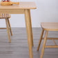 Rectangle Oak Wood Dining Table in Nature Modern Kitchen Table with 4 Legs Clearhalo ' dining_table' 'Dining Tables & Seating' 'Dining Tables' 'furn' 'furn_dining_table' 'Furniture' 'furniture_dining_table' 'Kitchen & Dining Furniture' 'kitchen&dining_furn' 'kitchen' 'kitchen_dining_table' 3969868