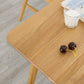 Rectangle Oak Wood Dining Table in Nature Modern Kitchen Table with 4 Legs Clearhalo ' dining_table' 'Dining Tables & Seating' 'Dining Tables' 'furn' 'furn_dining_table' 'Furniture' 'furniture_dining_table' 'Kitchen & Dining Furniture' 'kitchen&dining_furn' 'kitchen' 'kitchen_dining_table' 3969870