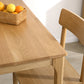 Rectangle Oak Wood Dining Table Modern Kitchen Table in Nature with 4 Legs Clearhalo ' dining_table' 'Dining Tables & Seating' 'Dining Tables' 'furn' 'furn_dining_table' 'Furniture' 'furniture_dining_table' 'Kitchen & Dining Furniture' 'kitchen&dining_furn' 'kitchen' 'kitchen_dining_table' 3969880