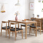 Rectangle Indoor Oak Wood Dining Table Modern Kitchen Table in Nature with 4 Legs Clearhalo ' dining_table' 'Dining Tables & Seating' 'Dining Tables' 'furn' 'furn_dining_table' 'Furniture' 'furniture_dining_table' 'Kitchen & Dining Furniture' 'kitchen&dining_furn' 'kitchen' 'kitchen_dining_table' 3969900