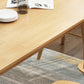 Rectangle Wood Dining Table Modern Rubber Wood Table in Nature/Walnut with 4 Legs Clearhalo ' dining_table' 'Dining Tables & Seating' 'Dining Tables' 'furn' 'furn_dining_table' 'Furniture' 'furniture_dining_table' 'Kitchen & Dining Furniture' 'kitchen&dining_furn' 'kitchen' 'kitchen_dining_table' 3969915