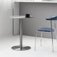 Industrial Dining Table Stainless Steel Table with Pedestal Base for Dining Room Clearhalo ' dining_table' 'Dining Tables & Seating' 'Dining Tables' 'furn' 'furn_dining_table' 'Furniture' 'furniture_dining_table' 'Kitchen & Dining Furniture' 'kitchen&dining_furn' 'kitchen' 'kitchen_dining_table' 3970017