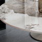 Simplicity Round Dining Table Sintered Stone Table with Tulip Base for Dining Room Clearhalo ' dining_table' 'Dining Tables & Seating' 'Dining Tables' 'furn' 'furn_dining_table' 'Furniture' 'furniture_dining_table' 'Kitchen & Dining Furniture' 'kitchen&dining_furn' 'kitchen' 'kitchen_dining_table' 3970034