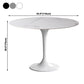 Simplicity Round Dining Table Sintered Stone Table with Tulip Base for Dining Room Clearhalo ' dining_table' 'Dining Tables & Seating' 'Dining Tables' 'furn' 'furn_dining_table' 'Furniture' 'furniture_dining_table' 'Kitchen & Dining Furniture' 'kitchen&dining_furn' 'kitchen' 'kitchen_dining_table' 3970043