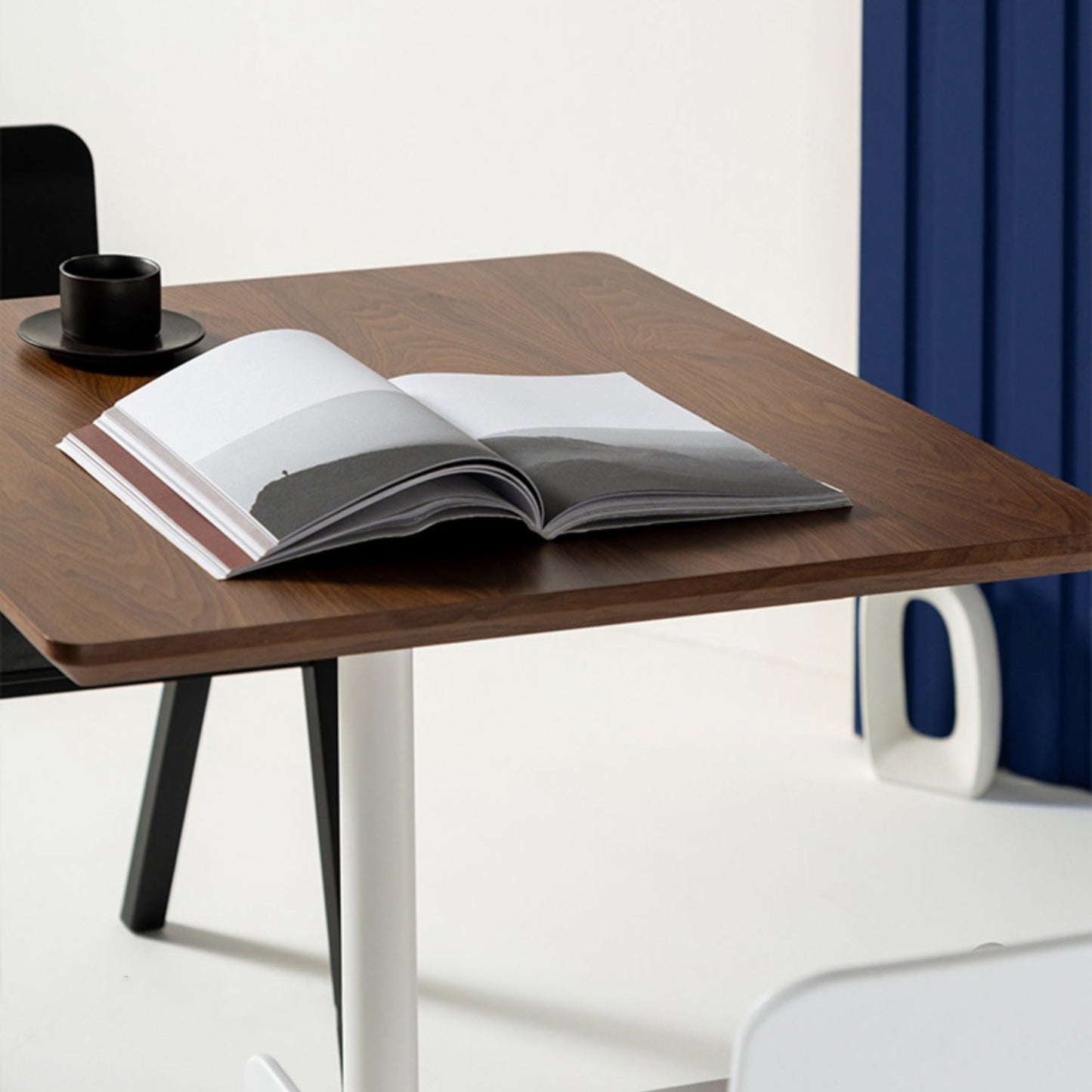 Industrial Square Dining Table Pedestal Dining Table for Home Kitchen Dinner Clearhalo ' dining_table' 'Dining Tables & Seating' 'Dining Tables' 'furn' 'furn_dining_table' 'Furniture' 'furniture_dining_table' 'Kitchen & Dining Furniture' 'kitchen&dining_furn' 'kitchen' 'kitchen_dining_table' 3970058