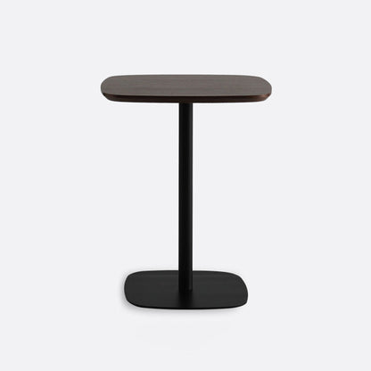 Industrial Solid Wood Square Dining Table Standard Kitchen Dining Table with Pedestal Base Brown Without Chairs Clearhalo ' dining_table' 'Dining Tables & Seating' 'Dining Tables' 'furn' 'furn_dining_table' 'Furniture' 'furniture_dining_table' 'Kitchen & Dining Furniture' 'kitchen&dining_furn' 'kitchen' 'kitchen_dining_table' 3970125