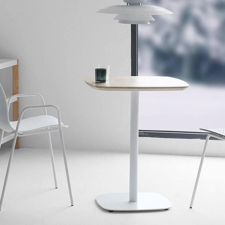 Industrial Solid Wood Square Dining Table Standard Kitchen Dining Table with Pedestal Base Clearhalo ' dining_table' 'Dining Tables & Seating' 'Dining Tables' 'furn' 'furn_dining_table' 'Furniture' 'furniture_dining_table' 'Kitchen & Dining Furniture' 'kitchen&dining_furn' 'kitchen' 'kitchen_dining_table' 3970126