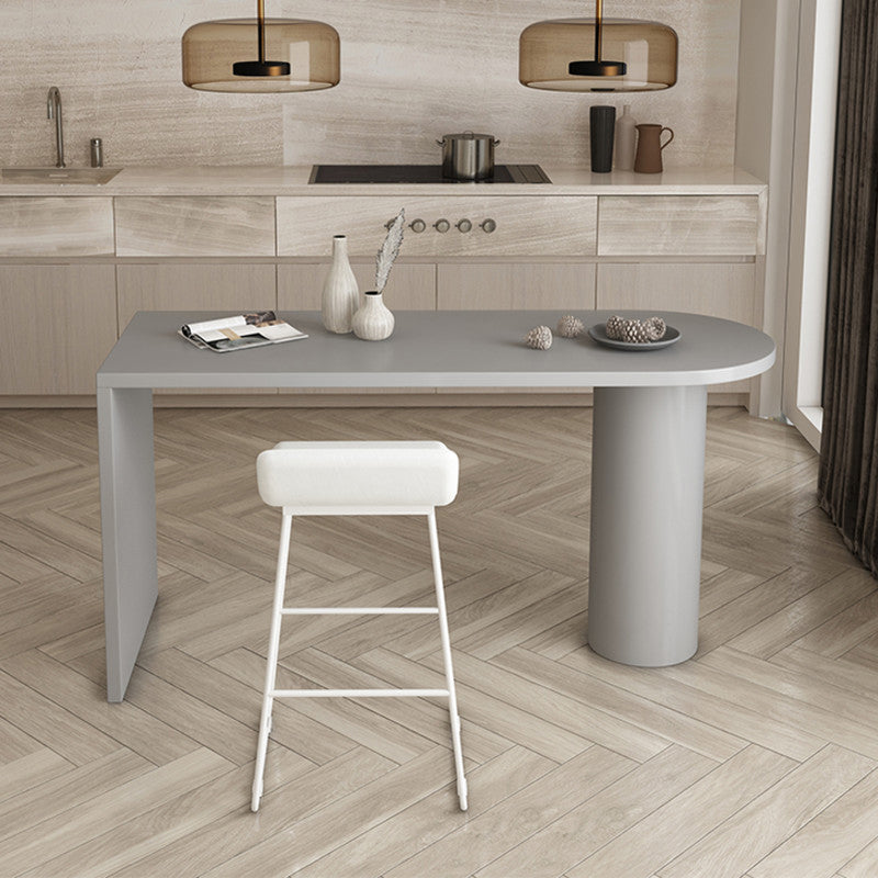 Modern Sintered Stone Top Standard Dining Table Rectangle Dining Table with Double Pedestal Bases Gray Without Chairs Clearhalo ' dining_table' 'Dining Tables & Seating' 'Dining Tables' 'furn' 'furn_dining_table' 'Furniture' 'furniture_dining_table' 'Kitchen & Dining Furniture' 'kitchen&dining_furn' 'kitchen' 'kitchen_dining_table' 3970140