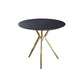 Modern Style Round Dining Table Sintered Stone Table with Metal Base for Home Use Black Gold Clearhalo ' dining_table' 'Dining Tables & Seating' 'Dining Tables' 'furn' 'furn_dining_table' 'Furniture' 'furniture_dining_table' 'Kitchen & Dining Furniture' 'kitchen&dining_furn' 'kitchen' 'kitchen_dining_table' 3970153