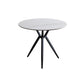 Modern Style Round Dining Table Sintered Stone Table with Metal Base for Home Use White Black Clearhalo ' dining_table' 'Dining Tables & Seating' 'Dining Tables' 'furn' 'furn_dining_table' 'Furniture' 'furniture_dining_table' 'Kitchen & Dining Furniture' 'kitchen&dining_furn' 'kitchen' 'kitchen_dining_table' 3970164