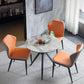 Modern Style Round Dining Table Sintered Stone Table with Metal Base for Home Use Clearhalo ' dining_table' 'Dining Tables & Seating' 'Dining Tables' 'furn' 'furn_dining_table' 'Furniture' 'furniture_dining_table' 'Kitchen & Dining Furniture' 'kitchen&dining_furn' 'kitchen' 'kitchen_dining_table' 3970166