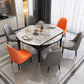 Traditional Luxury Round Dining Site Table Stone Drop-Leaf Dining Room Home Furniture Clearhalo ' dining_table' 'Dining Tables & Seating' 'Dining Tables' 'furn' 'furn_dining_table' 'Furniture' 'furniture_dining_table' 'Kitchen & Dining Furniture' 'kitchen&dining_furn' 'kitchen' 'kitchen_dining_table' 3970170