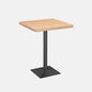 Industrial Style Wood Dinner Table Brown Table with Black Frame for Dining Room Square 23.6"L x 23.6"W x 29.5"H Without Chairs Clearhalo ' dining_table' 'Dining Tables & Seating' 'Dining Tables' 'furn' 'furn_dining_table' 'Furniture' 'furniture_dining_table' 'Kitchen & Dining Furniture' 'kitchen&dining_furn' 'kitchen' 'kitchen_dining_table' 3970294
