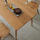 Rectangle Oak Wood Table in Nature Modern Dining Table with Wooden 4 Legs Clearhalo ' dining_table' 'Dining Tables & Seating' 'Dining Tables' 'furn' 'furn_dining_table' 'Furniture' 'furniture_dining_table' 'Kitchen & Dining Furniture' 'kitchen&dining_furn' 'kitchen' 'kitchen_dining_table' 3970327