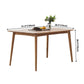Rectangle Oak Wood Table in Nature Modern Dining Table with Wooden 4 Legs Clearhalo ' dining_table' 'Dining Tables & Seating' 'Dining Tables' 'furn' 'furn_dining_table' 'Furniture' 'furniture_dining_table' 'Kitchen & Dining Furniture' 'kitchen&dining_furn' 'kitchen' 'kitchen_dining_table' 3970329