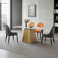 Metal Traditional Luxury Rectangle Dining Table Sintered Stone Indoor Table with Pedestal Base Clearhalo ' dining_table' 'Dining Tables & Seating' 'Dining Tables' 'furn' 'furn_dining_table' 'Furniture' 'furniture_dining_table' 'Kitchen & Dining Furniture' 'kitchen&dining_furn' 'kitchen' 'kitchen_dining_table' 3970335