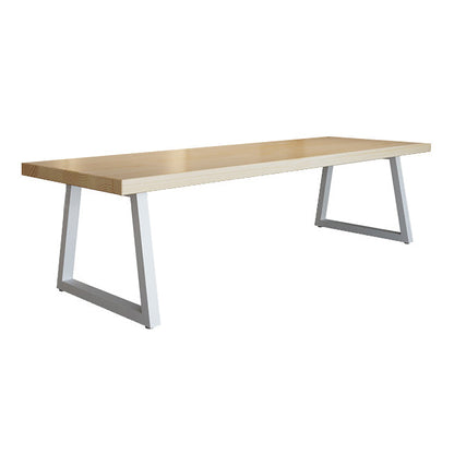 Pine Solid Wood Dining Table Industrial Dining Site Table with Sled Base Without Chairs Clearhalo ' dining_table' 'Dining Tables & Seating' 'Dining Tables' 'furn' 'furn_dining_table' 'Furniture' 'furniture_dining_table' 'Kitchen & Dining Furniture' 'kitchen&dining_furn' 'kitchen' 'kitchen_dining_table' 3970364