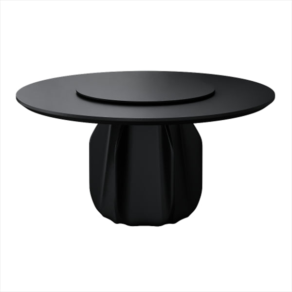 Contemporary Solid Wood Round Shape Dining Table Standard Kitchen Dining Table with Pedestal Base Without Chairs Clearhalo ' dining_table' 'Dining Tables & Seating' 'Dining Tables' 'furn' 'furn_dining_table' 'Furniture' 'furniture_dining_table' 'Kitchen & Dining Furniture' 'kitchen&dining_furn' 'kitchen' 'kitchen_dining_table' 3970381