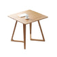 Double Pedestal Oak Solid Wood Dinette Table Modern Style Dining Table Square Without Chairs Clearhalo ' dining_table' 'Dining Tables & Seating' 'Dining Tables' 'furn' 'furn_dining_table' 'Furniture' 'furniture_dining_table' 'Kitchen & Dining Furniture' 'kitchen&dining_furn' 'kitchen' 'kitchen_dining_table' 3970417