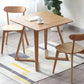 Double Pedestal Oak Solid Wood Dinette Table Modern Style Dining Table Clearhalo ' dining_table' 'Dining Tables & Seating' 'Dining Tables' 'furn' 'furn_dining_table' 'Furniture' 'furniture_dining_table' 'Kitchen & Dining Furniture' 'kitchen&dining_furn' 'kitchen' 'kitchen_dining_table' 3970425