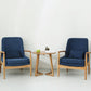 Double Pedestal Oak Solid Wood Dinette Table Modern Style Dining Table Clearhalo ' dining_table' 'Dining Tables & Seating' 'Dining Tables' 'furn' 'furn_dining_table' 'Furniture' 'furniture_dining_table' 'Kitchen & Dining Furniture' 'kitchen&dining_furn' 'kitchen' 'kitchen_dining_table' 3970426