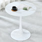 Round Shape Dining Table Simplicity Style Tulip Base Table for Dining Room White Without Chairs Clearhalo ' dining_table' 'Dining Tables & Seating' 'Dining Tables' 'furn' 'furn_dining_table' 'Furniture' 'furniture_dining_table' 'Kitchen & Dining Furniture' 'kitchen&dining_furn' 'kitchen' 'kitchen_dining_table' 3970439