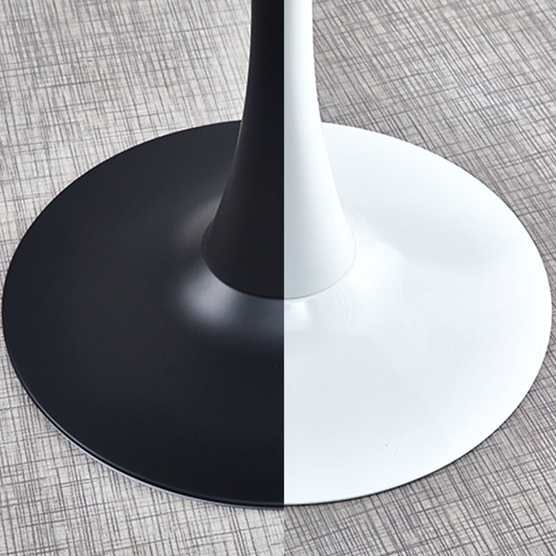 Round Shape Dining Table Simplicity Style Tulip Base Table for Dining Room Clearhalo ' dining_table' 'Dining Tables & Seating' 'Dining Tables' 'furn' 'furn_dining_table' 'Furniture' 'furniture_dining_table' 'Kitchen & Dining Furniture' 'kitchen&dining_furn' 'kitchen' 'kitchen_dining_table' 3970444