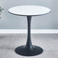 Round Shape Dining Table Simplicity Style Tulip Base Table for Dining Room Clearhalo ' dining_table' 'Dining Tables & Seating' 'Dining Tables' 'furn' 'furn_dining_table' 'Furniture' 'furniture_dining_table' 'Kitchen & Dining Furniture' 'kitchen&dining_furn' 'kitchen' 'kitchen_dining_table' 3970445