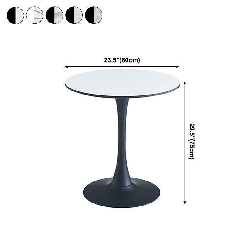 Round Shape Dining Table Simplicity Style Tulip Base Table for Dining Room Clearhalo ' dining_table' 'Dining Tables & Seating' 'Dining Tables' 'furn' 'furn_dining_table' 'Furniture' 'furniture_dining_table' 'Kitchen & Dining Furniture' 'kitchen&dining_furn' 'kitchen' 'kitchen_dining_table' 3970451