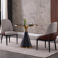 Round Shape Luxury Dining Table Three-Color Fixed Table with Sintered Stone Clearhalo ' dining_table' 'Dining Tables & Seating' 'Dining Tables' 'furn' 'furn_dining_table' 'Furniture' 'furniture_dining_table' 'Kitchen & Dining Furniture' 'kitchen&dining_furn' 'kitchen' 'kitchen_dining_table' 3979449