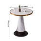 Round Shape Luxury Dining Table Three-Color Fixed Table with Sintered Stone Clearhalo ' dining_table' 'Dining Tables & Seating' 'Dining Tables' 'furn' 'furn_dining_table' 'Furniture' 'furniture_dining_table' 'Kitchen & Dining Furniture' 'kitchen&dining_furn' 'kitchen' 'kitchen_dining_table' 3979468