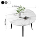 52" Extendable Round Dining Table Modern Adjustable Sintered Stone Top Table with 4 Legs Clearhalo ' dining_table' 'Dining Tables & Seating' 'Dining Tables' 'furn' 'furn_dining_table' 'Furniture' 'furniture_dining_table' 'Kitchen & Dining Furniture' 'kitchen&dining_furn' 'kitchen' 'kitchen_dining_table' 3979500