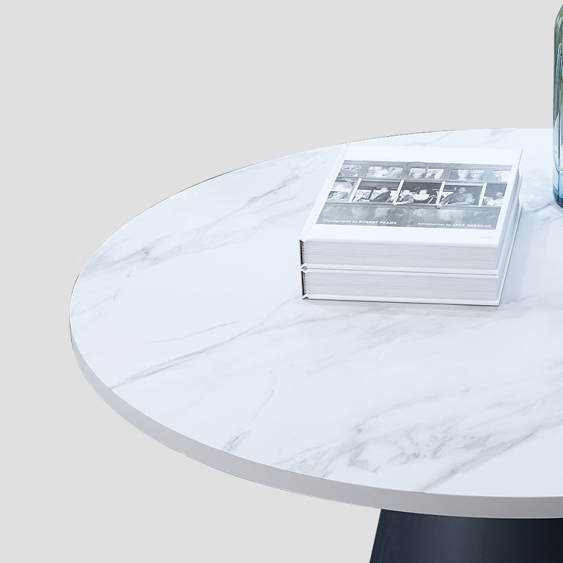 Round Table 23.6'' Dinette Table Traditional Luxury Dinner Room Table with Pedestal Casual Clearhalo ' dining_table' 'Dining Tables & Seating' 'Dining Tables' 'furn' 'furn_dining_table' 'Furniture' 'furniture_dining_table' 'Kitchen & Dining Furniture' 'kitchen&dining_furn' 'kitchen' 'kitchen_dining_table' 3979559