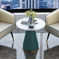 Round Table 23.6'' Dinette Table Traditional Luxury Dinner Room Table with Pedestal Casual Clearhalo ' dining_table' 'Dining Tables & Seating' 'Dining Tables' 'furn' 'furn_dining_table' 'Furniture' 'furniture_dining_table' 'Kitchen & Dining Furniture' 'kitchen&dining_furn' 'kitchen' 'kitchen_dining_table' 3979565